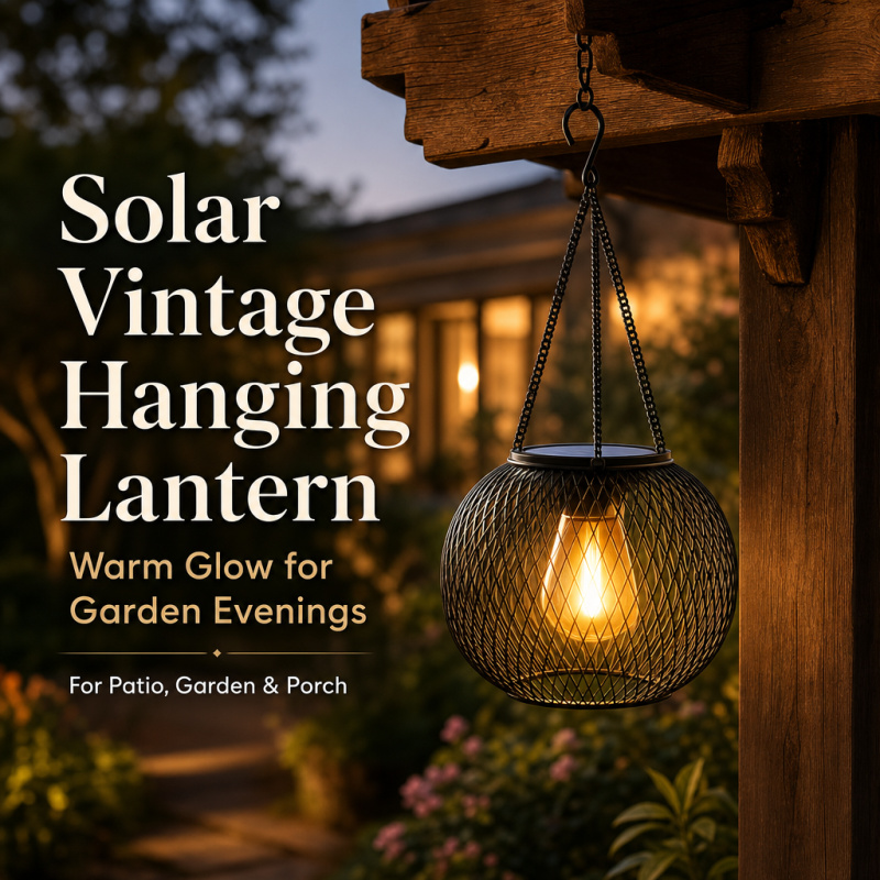 Outdoor Lighting Modern - Solar Powered LED Hanging Floor Lamp