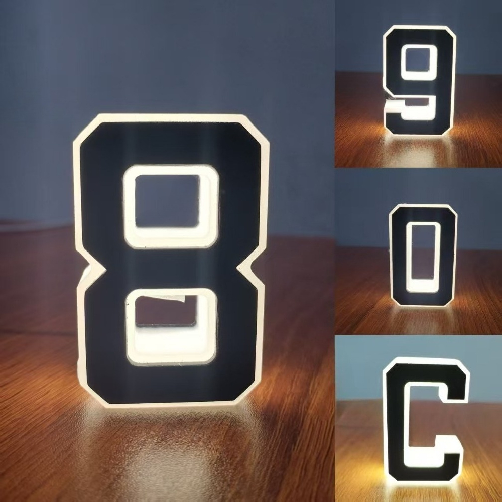 Outdoor Lighting Architectural - New LED Solar House Number Light