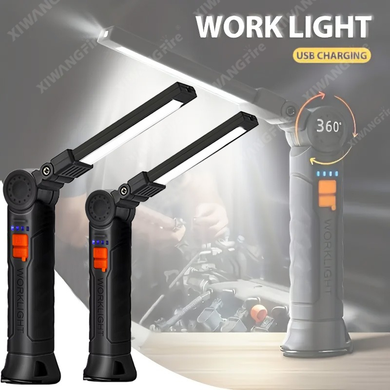 Outdoor Lighting Quality - Rechargeable LED Flashlight Work Light with