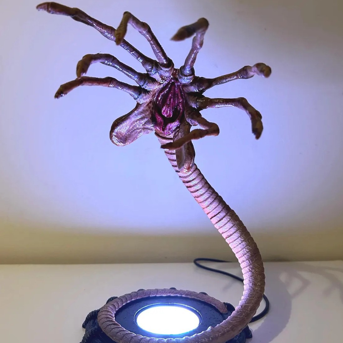 Outdoor Lighting Halloween - Alien Facehugger Lamp Nightlight, Flashing Halloween