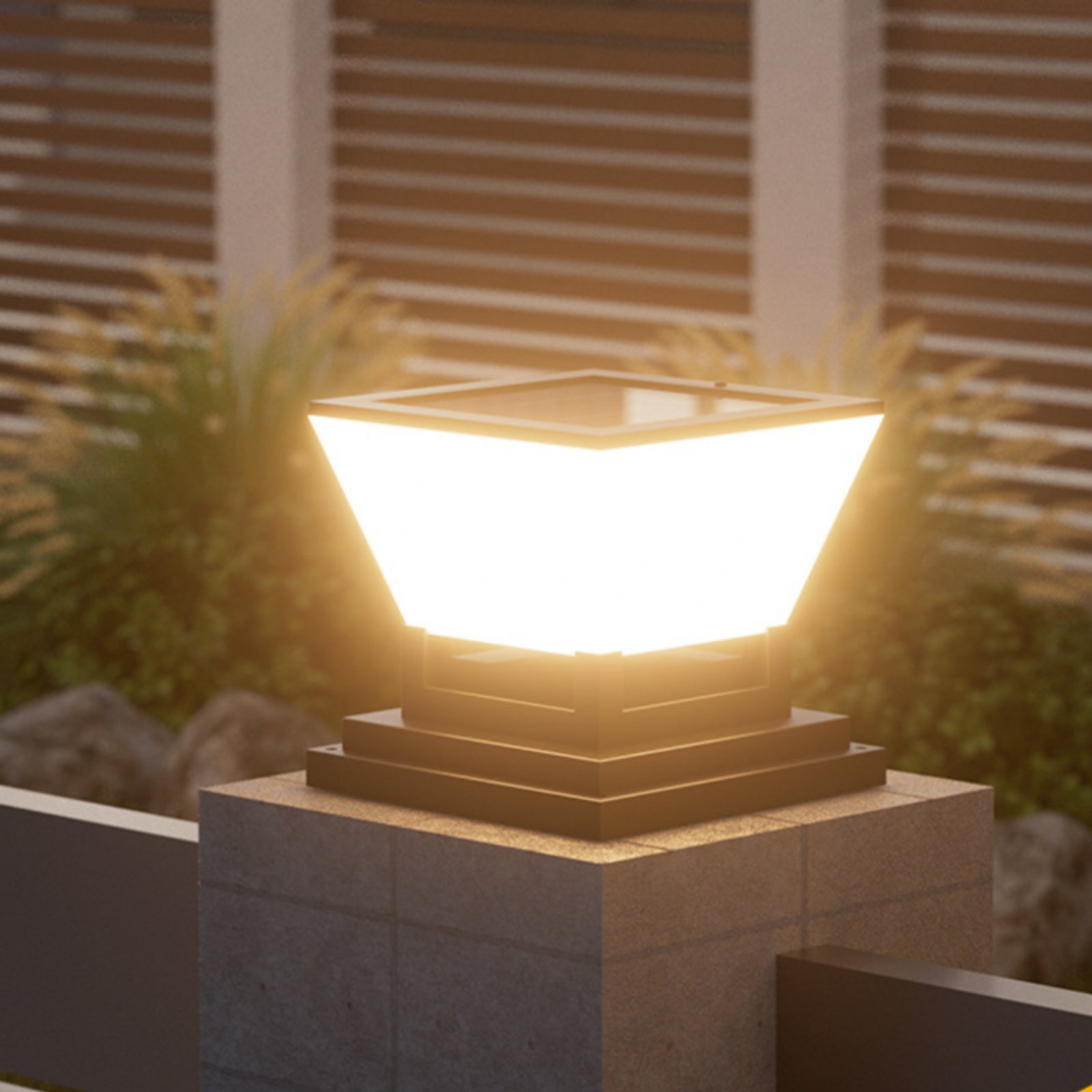 Outdoor Lighting Modern - Solar Post Light Water Resistant Solar