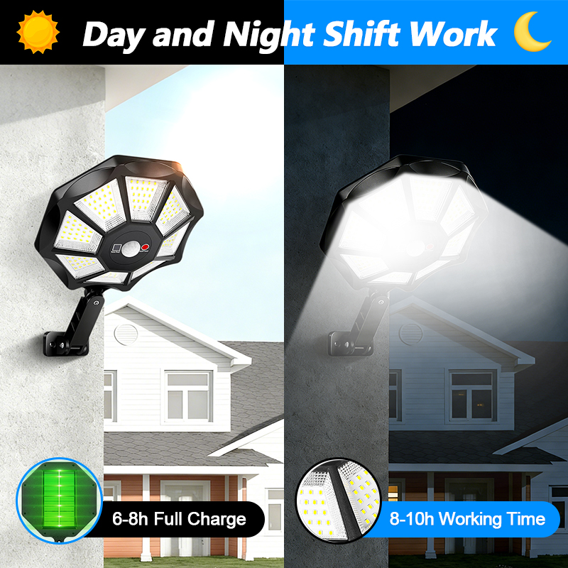 Solar Lights Outdoor 168LED 36 - đánh giá và giá Dusk To Dawn Bulb