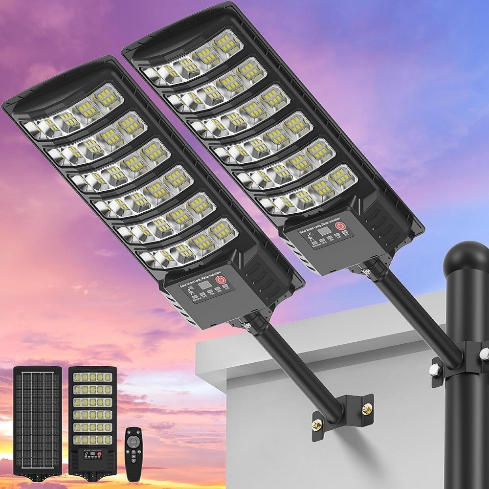 Solar Street Light with Pole M - đánh giá và giá Dusk To Dawn Bulb