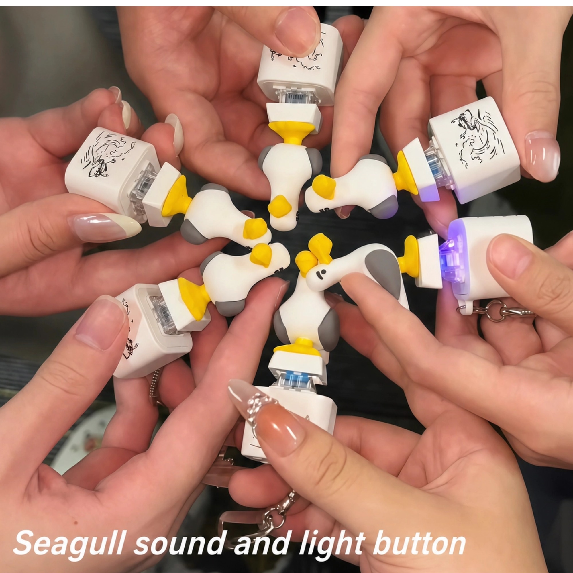 1pc Seagull Mine Sound Button  - đánh giá và giá Outdoor Lighting Halloween