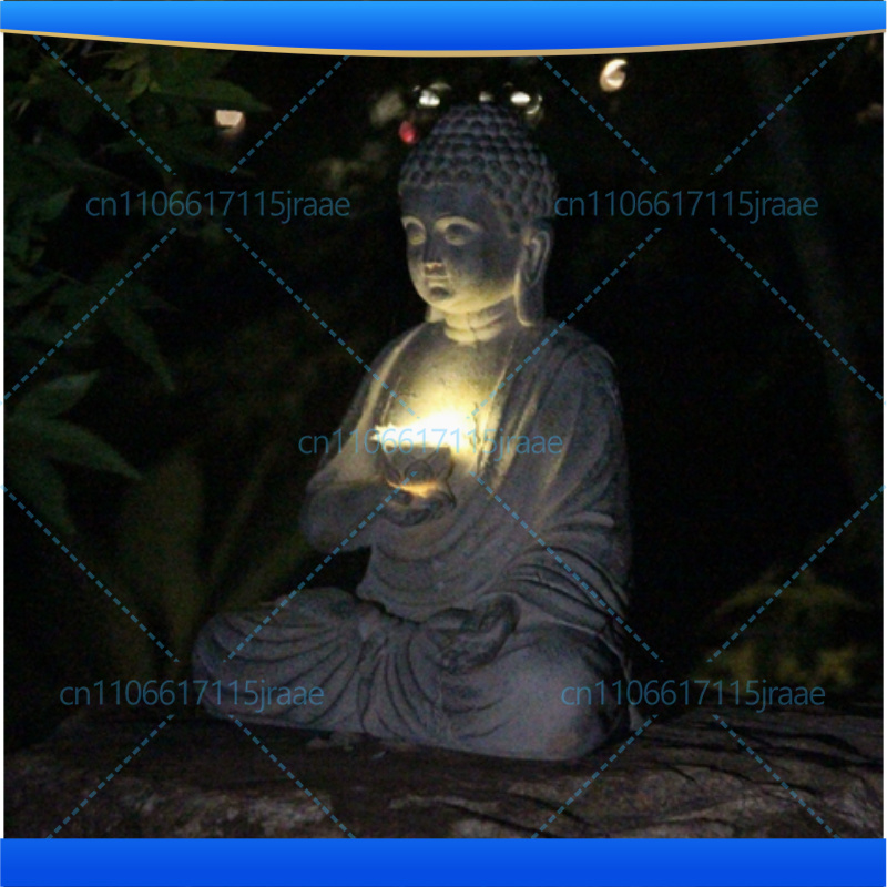 Zen Garden Decor Resin Buddha  - đánh giá và giá Outdoor Zen Lighting