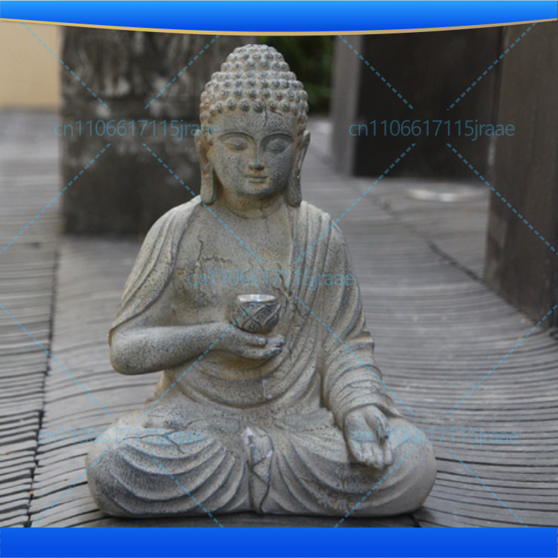 Zen Garden Decor Resin Buddha  - đánh giá và giá Outdoor Zen Lighting