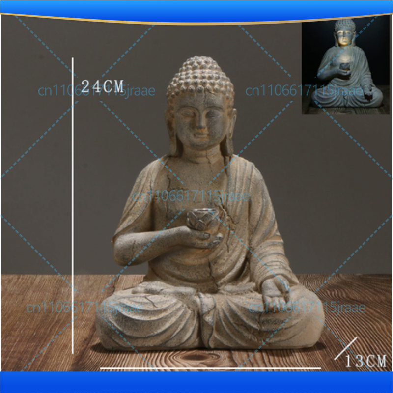 Zen Garden Decor Resin Buddha  - đánh giá và giá Outdoor Zen Lighting