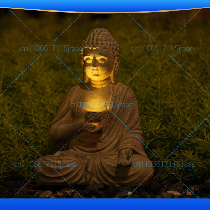 Zen Garden Decor Resin Buddha  - đánh giá và giá Outdoor Zen Lighting