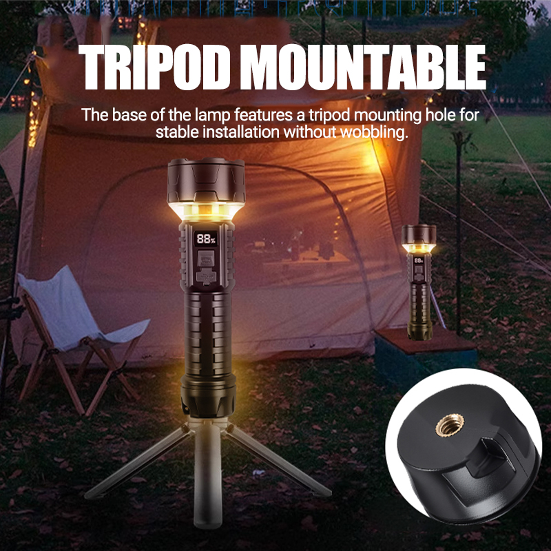 COB LED Flashlight Rechargeabl - đánh giá và giá Outdoor Lighting For Camping