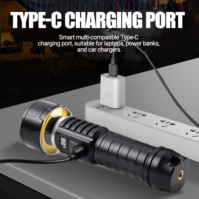COB LED Flashlight Rechargeabl - đánh giá và giá Outdoor Lighting For Camping