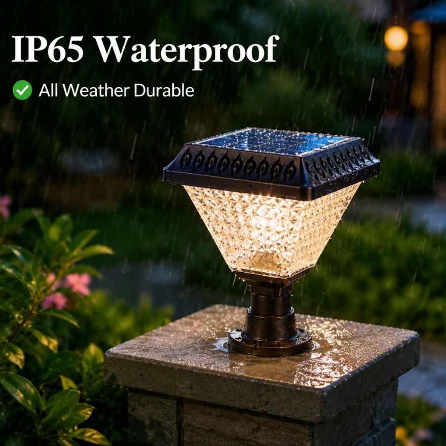 Outdoor Solar Post Light LED W - đánh giá và giá Dusk To Dawn Bulb