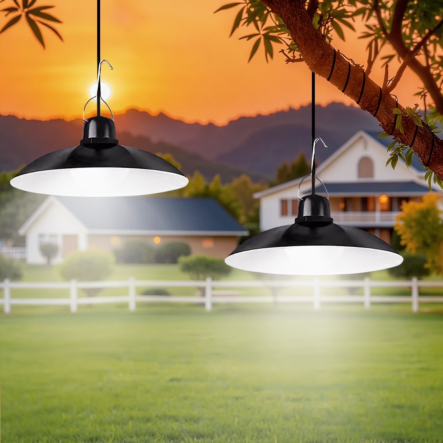 1pc Solar Pendant Light Outdoo - đánh giá và giá Outdoor Lighting Modern