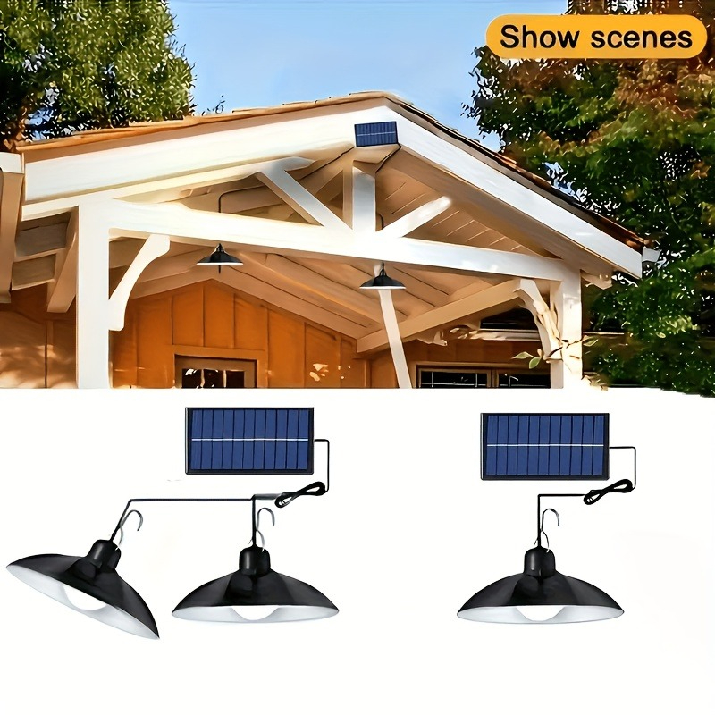 1pc Solar Pendant Light Outdoo - đánh giá và giá Outdoor Lighting Modern