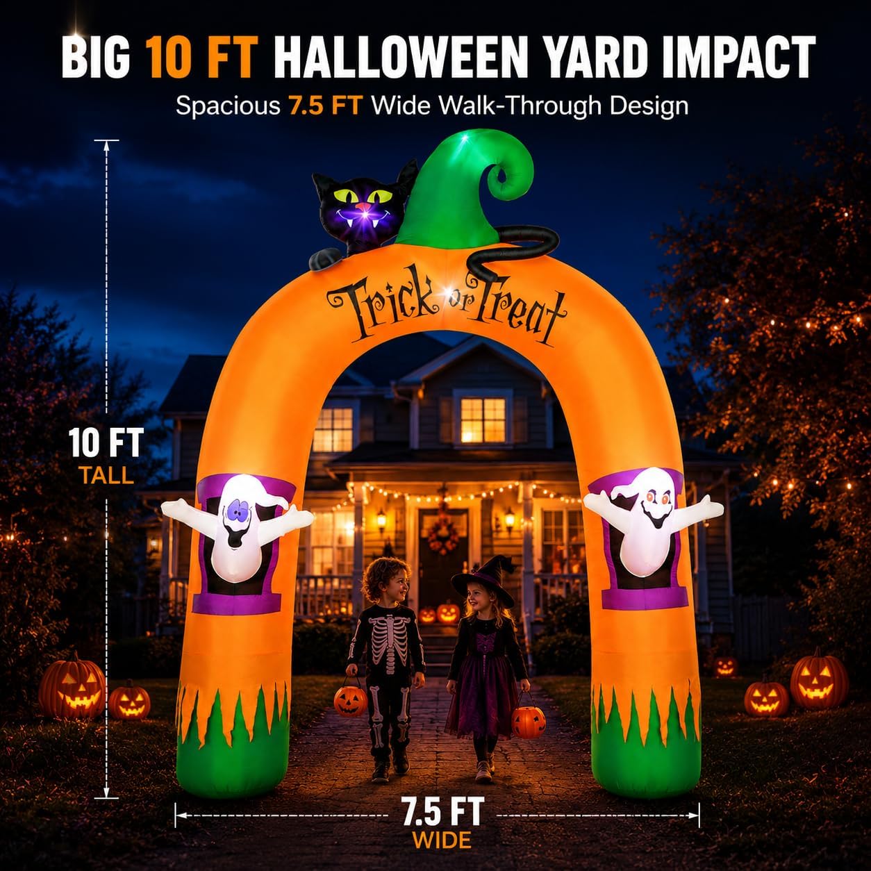Halloween Inflatable Archway 1 - đánh giá và giá Outdoor Lighting Halloween
