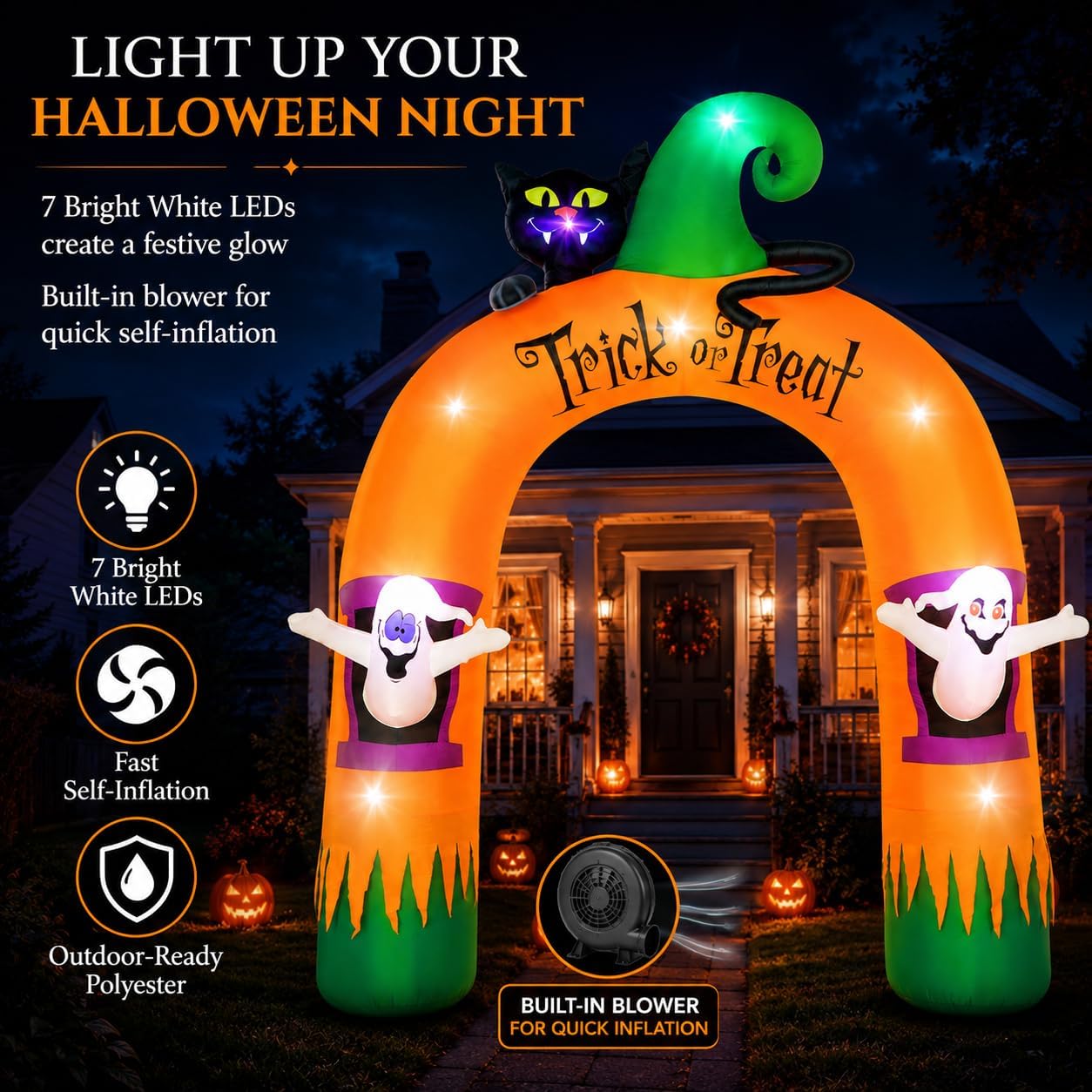 Halloween Inflatable Archway 1 - đánh giá và giá Outdoor Lighting Halloween