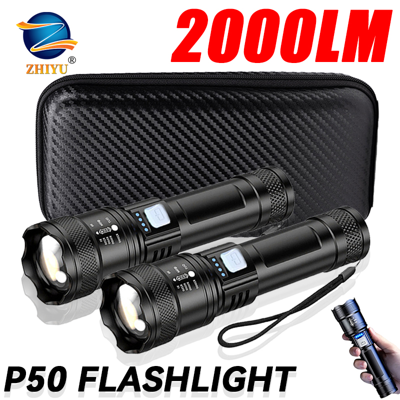Tactical LED Flashlight 2000LM - đánh giá và giá Outdoor Lighting Quality